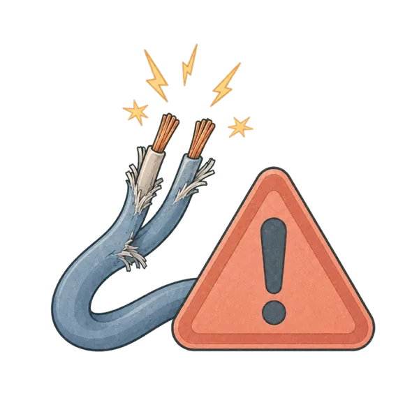 Dangerous vocabulary illustration