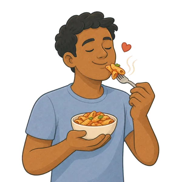 Delicious vocabulary illustration