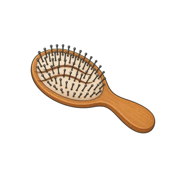 Brush vocabulary illustration