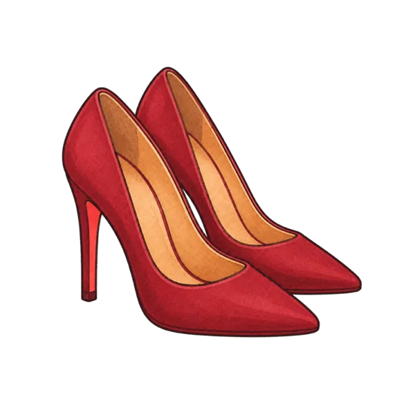 Heels vocabulary illustration