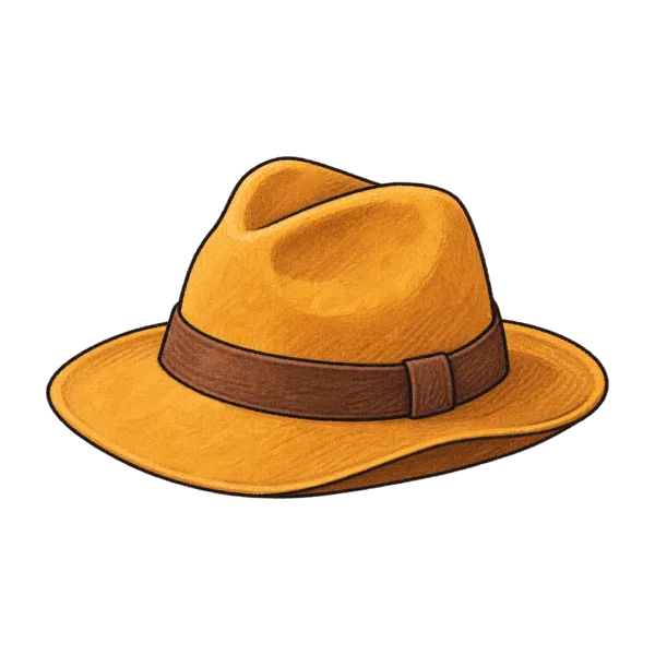 Hat vocabulary illustration