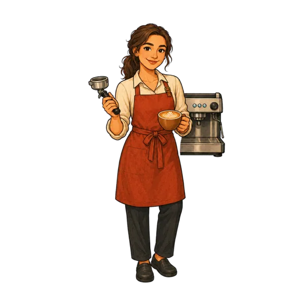 Barista vocabulary illustration