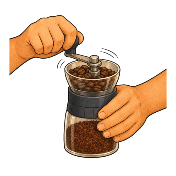 Grind vocabulary illustration