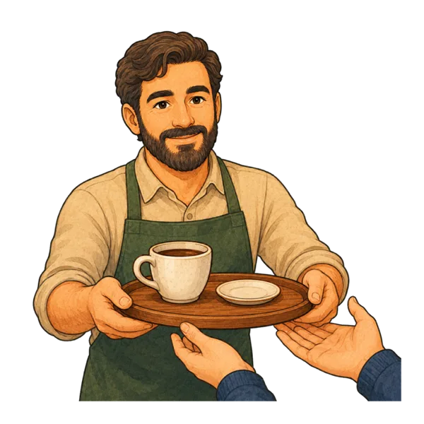 Serve vocabulary illustration