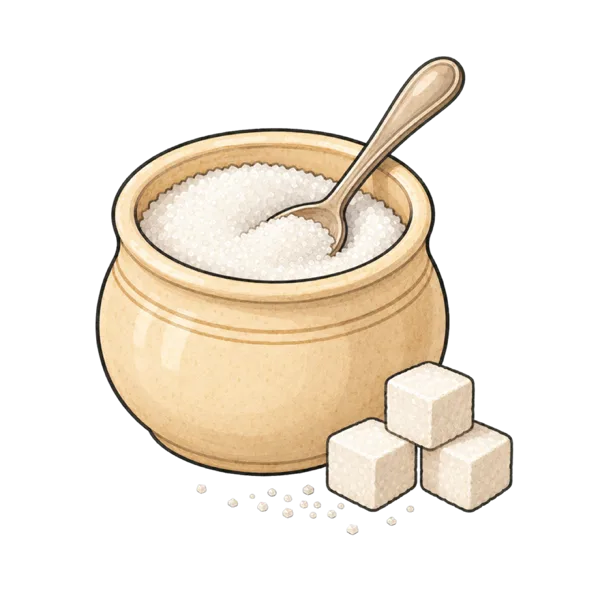 Sugar vocabulary illustration