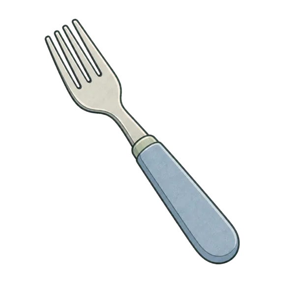 Fork vocabulary illustration