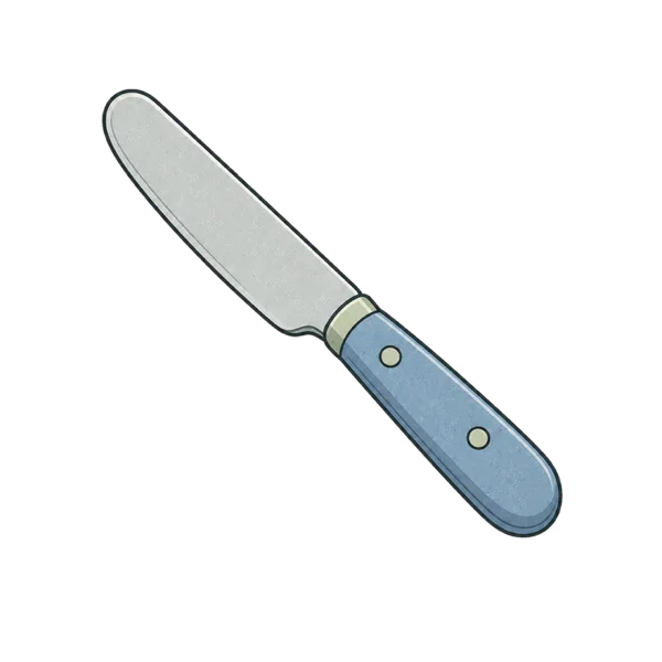 Knife vocabulary illustration