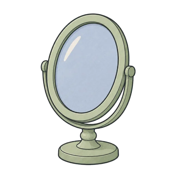 Mirror vocabulary illustration