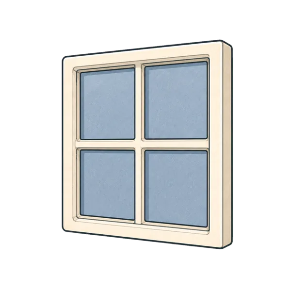Window vocabulary illustration