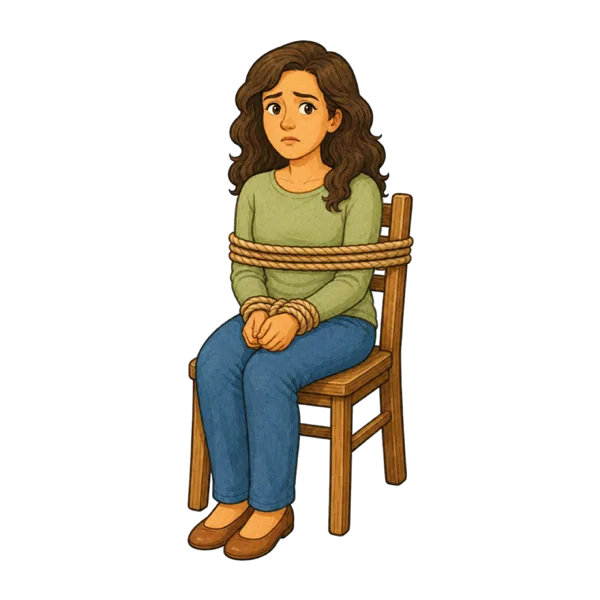 Hostage vocabulary illustration