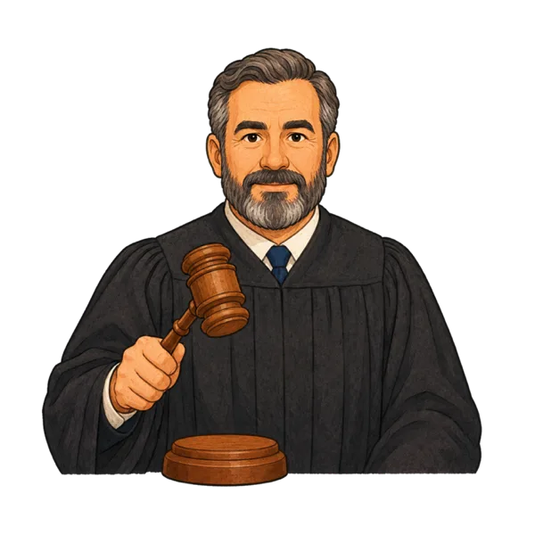 Judge vocabulary illustration