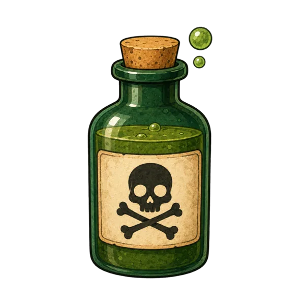 Poison vocabulary illustration