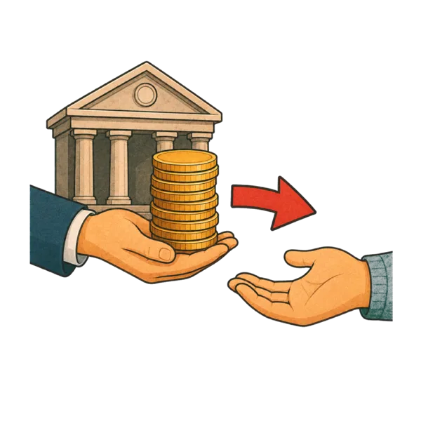 Loan vocabulary illustration