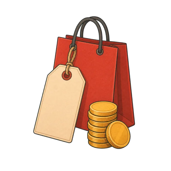 Price vocabulary illustration
