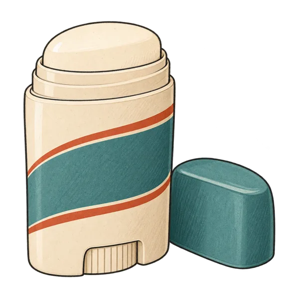 Deodorant vocabulary illustration