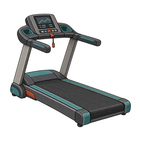 Treadmill vocabulary illustration