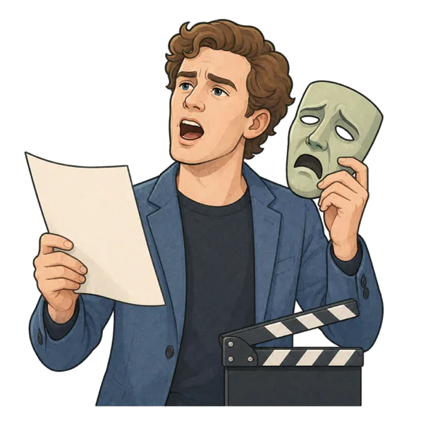 Actor vocabulary illustration