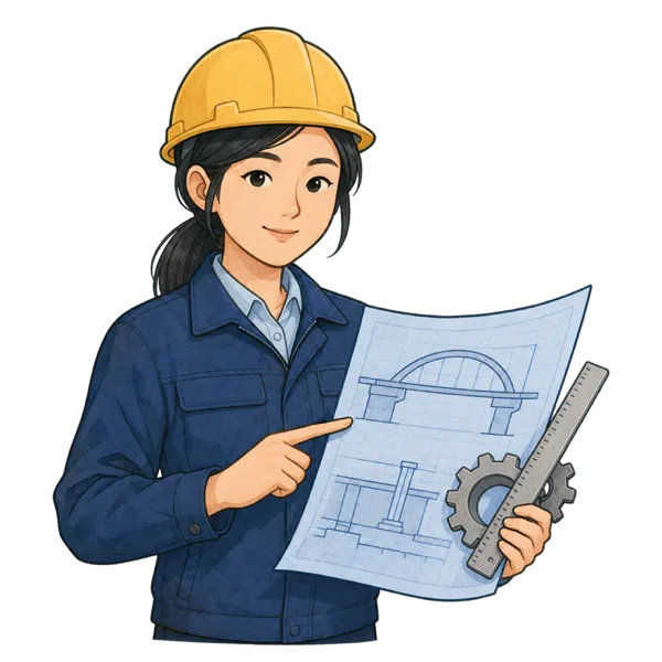 Engineer vocabulary illustration