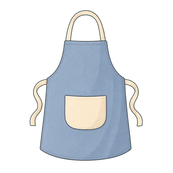 Apron vocabulary illustration