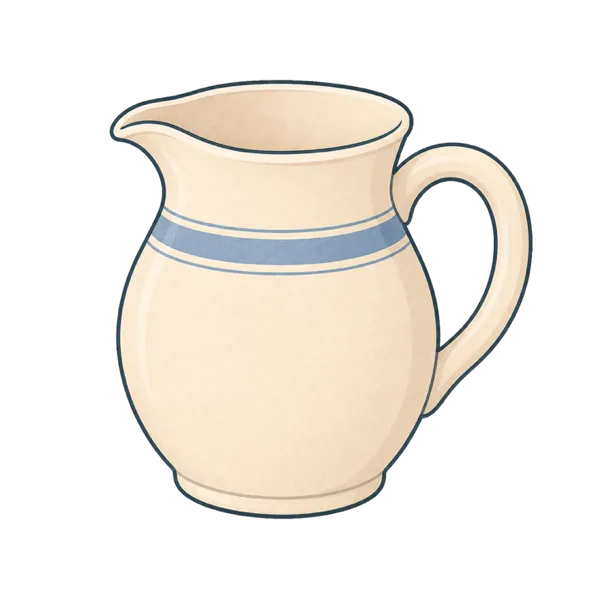 Jug vocabulary illustration