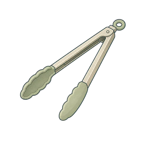 Tongs vocabulary illustration