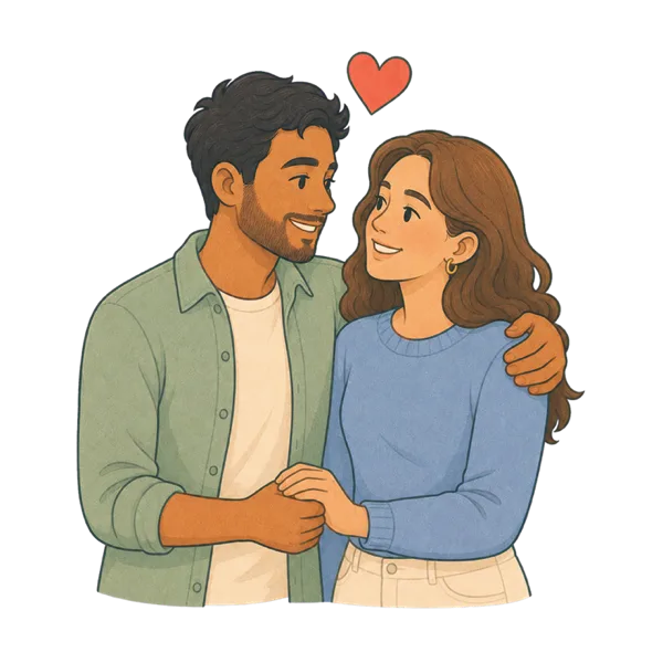 Partners vocabulary illustration