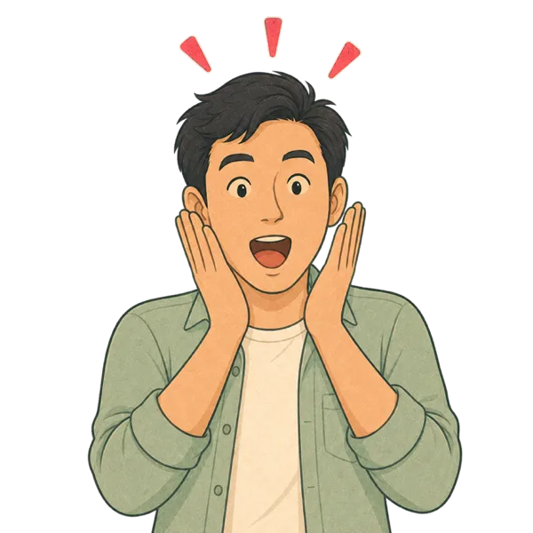 Surprise vocabulary illustration