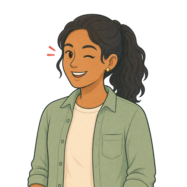 Wink vocabulary illustration