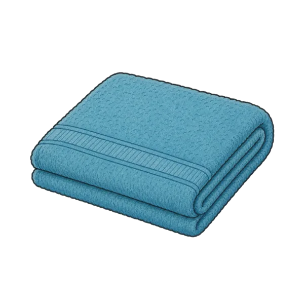 Towel vocabulary illustration