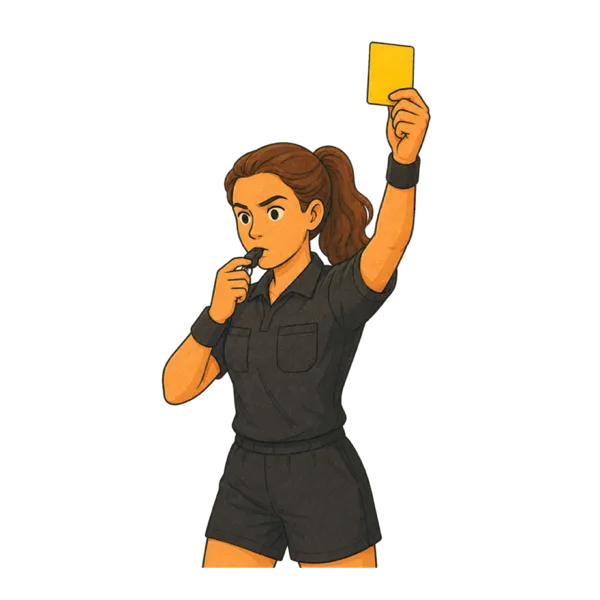 Referee vocabulary illustration
