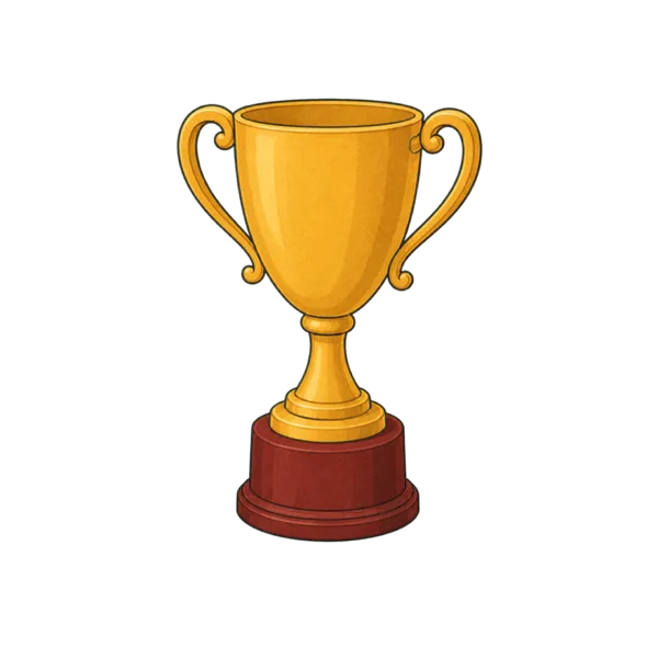 Trophy vocabulary illustration