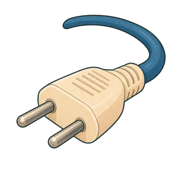 Plug vocabulary illustration