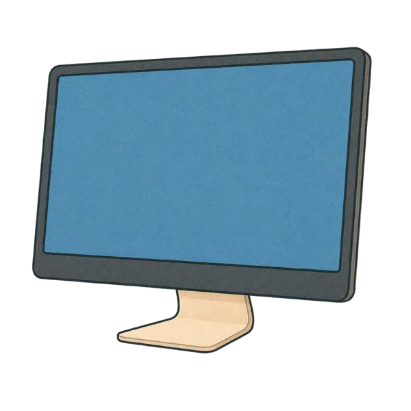 Screen vocabulary illustration