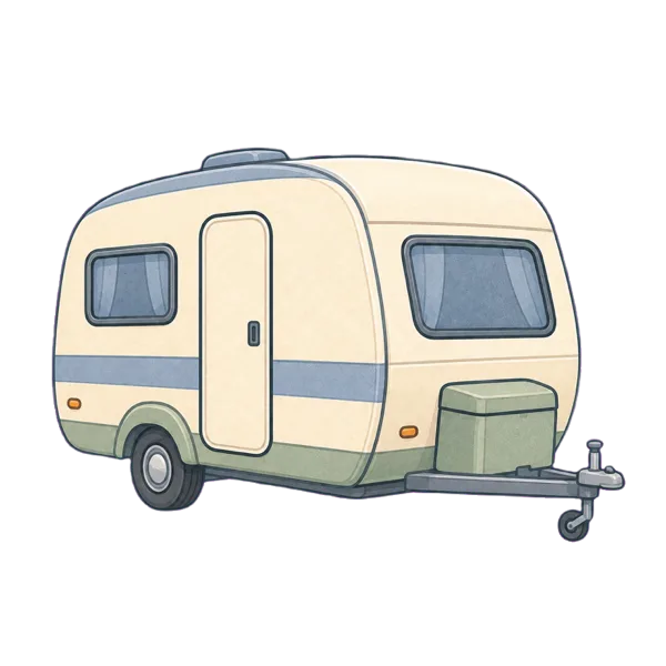 Caravan vocabulary illustration