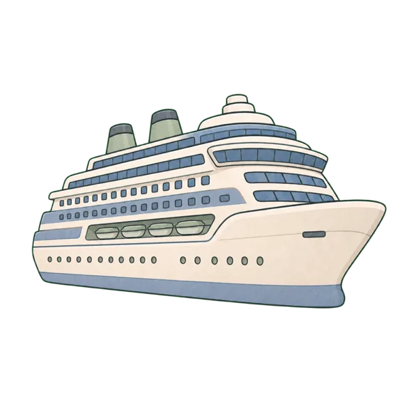 Cruise vocabulary illustration